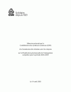 Mémoire présenté par la Confédération des syndicats nationaux (CSN) à la Commission des relations avec les citoyens sur la Planification pluriannuelle de l’immigration au Québec pour la période 2026-2029